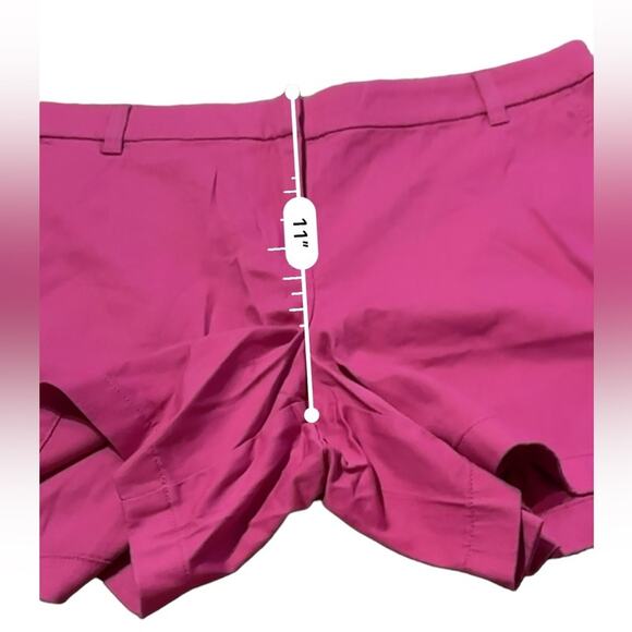 J. Crew Factory 5" Classic Chino Shorts in Soft Azalea Pink Sz 14 NEW - Picture 10 of 11